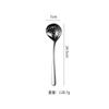 Acero Inoxidable Ene 304 Serie Elegante Cucharón para Sopa Colador Rueda de Tela Pulido Redondo Borde Liso 316 Hogar Cuchara para Olla Caliente