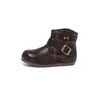 Botas Chelsea Acolchoadas de Pelúcia para Meninas 2026 Outono/Inverno Novas Botas de Couro Botas Curtas Quentes e Macias para Crianças Antiderrapantes Confortáveis