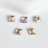 Polvo de cielo estrellado para decoración de uñas, polvo AB, punta inferior, amor, cuadrado, gordo, corazón torcido, accesorios súper llamativos, venta al por mayor