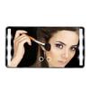 Espejo de maquillaje para coche con luz LED táctil transfronteriza, espejo de belleza para coche, parasol para copiloto