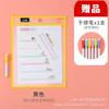 Mascota Transparente A4 Reutilizable Bolsa para Documentos Borrable en Seco Cosida Sello de Nailon Impermeable y Escribible