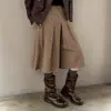 Botas de sola grossa, de cano médio para mulheres, nova coleção outono 2026, botas western cowboy Martin com salto grosso, botinas de salto bloco