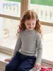 [Nuevo Producto] Camiseta de Manga Larga para Niña, Top de Otoño Estilo Francés con Puntos, Camiseta Base para Niños, Ropa Cálida para Bebé