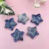 Amazon Piedra Natural Cristal 20mm Estrella de Cinco Puntas No Porosa Colgante Estrella Luna Joyería Pequeños Adornos de Estrella Accesorios
