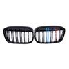 Adecuado para BMW x1 F48F49 parrilla tricolor modificada X1 Parrilla especial rejilla de entrada de aire Parrilla BMW