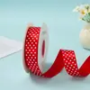 Día del Niño 2.5cm Puntos Finos Lunares Cinturón de Poliéster con Lunares Accesorios para el Cabello Hechos a Mano DIY Lazo Regalo Material para Accesorios de Ropa