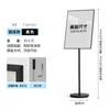 Placa de Display para Outdoor, Placa Indicadora, Suporte de Display Vertical de Chão em Acrílico A3/A4, Placa de Identificação de Armazém, Placa de Chão Atacado