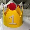 Sombrero de Cumpleaños para Niños ins Celebridad de Internet Corona de Fiesta Personalizada Sombrero para Mascota Ropa para la Cabeza de Bebé Vestimenta para los Cien Días