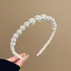 Calidad de clima primaveral Versátil Perla Pequeño Estilo Fragante Diadema Adorno para la cabeza de mujer Estilo retro coreano Sencillo Lavado de cara Presionar Accesorios para el cabello Diadema