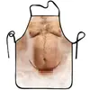 Suministro Transfronterizo Temu Xiyin Artículos de Uso Diario Delantal Transfronterizo Delantal Creativo para Barbacoa Delantal Interesante Estampado Exportación