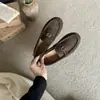 Sapatos Loafer Ka Mi Ya Estilo Coreano com Fivela para Mulheres, Sapatos Preguiçosos de Calçar Facilmente, Novo Modelo 2026, Mocassins Versáteis de Solado Macio
