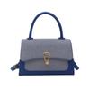 Bolsa quadrada pequena portátil de cor contrastante com textura atacado bolsa feminina 2025 verão nova bolsa de ombro de luxo leve bolsa mensageiro para o trabalho