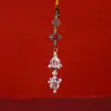 Novo pingente de cruz vajra de joia do Xizang para decoração de bolsa e chave de carro