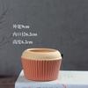 Mais carne vaso de flores cerâmica pequena pilha velha pêssego controle de ovos cerâmica grossa respirável carne pequeno vaso de flores polegar pote ponto atacado