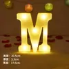 Vendas diretas da fábrica 26 Inglês carta luz modelagem luz proposta de casamento confissão decoração Luz Noturna Forma de letra média