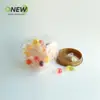 Pote de Lanches com Tampa Dourada Coroa 830ml Pote de Biscoitos Garrafa Transparente Pote Selado com Tampa Redonda Dourada Pote para Alimentos