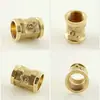 Adaptador de acero inoxidable con rosca macho-hembra de 1/2 pulgada, conector directo a tubería de agua con rosca exterior, adaptador roscado de 3/4 de pulgada / 1 pulgada