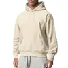 Sudadera con capucha de forro polar para hombre, color liso, deportiva, estilo europeo y americano, nueva para Primavera/Otoño 2026, venta al por mayor de comercio exterior, sudadera casual