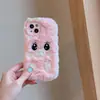 Funda de Teléfono de Cerdo de Peluche y Linda Compatible con Iphone17/16/15/14Pro/Promax para Otoño e Invierno
