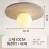 Lámpara de techo para dormitorio a prueba de viento color nogal diseño retro luz para barra de bar sensación de alta gama nueva protección ocular lámpara de techo para sala de estar hierro