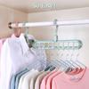 Percha de Ropa de Nueve Agujeros Celebridad de Internet Almacenamiento Multifuncional Tendedero de Ropa Ropa Hogar Dormitorio Organización y Almacenamiento Ropa Artefacto para Colgar