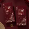 Amoroso Feliz Evento Rojo Boda Sobre Rojo Mil Yuanes Estampado en Caliente Carácter Feliz Sobre Rojo Ceremonia de Compromiso Sobre Rojo para Dinero de Regalo Bolsa Grande