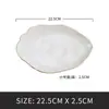 Cerámica Creativa Irregular Nórdica Vajilla Bol de Arroz Bol de Sopa Plato para Comida Occidental del Hogar Plato con Sentido Avanzado Plato de Platos Venta al por Mayor