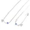 Ciervo Dorado Rey Plata Pura Gota de Aceite Nube Perla Carácter de Bendición Calabaza Cuerda Hecha a Mano DIY Gancho Fénix Conjunto de Pulseras para Mujer