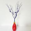 Decorações de Natal 43cm bigodes de dragão galho artificial com glitter bola dourada baga bastão com contas acessórios de Natal atacado