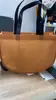 Bolsa Não Tecida Bolsa Lua Bolsa Lua com LOGO Estampado Bolsa para Roupas Bolsa Semicircular Bolsa com Fundo Redondo Envolve Água