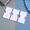 Tarjetas Plegables para Empaque de Accesorios para el Cabello y Joyería en Stock, Tarjetas para Collares Estilo Coreano, Etiquetas, Accesorios para el Cabello, Papel Cartulina Blanco, Joyería