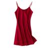 Pijama Sexy, Camisón de Tirantes de Seda Simulada para Mujer, Primavera, Verano y Otoño, Ropa de Casa Delgada de Seda Hielo sin Espalda que se Puede Usar Afuera