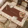 Mantel para Mesa de Comedor Estilo Nuevo 2026, Lujo Ligero y Sensación de Alta Gama, Mantel para Mesa de Centro de Sala de Estar, Impermeable, Resistente al Aceite, Resistente al Calor, Protector de Mesa