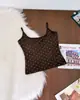 Camisola con Estampado de Lunares Estilo Juvenil Chaleco para Mujer Ropa Interior de Verano Espalda Hermosa con Tirantes Bandeau Prenda Exterior Capa Base Superior