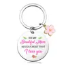 Personalización a partir de imagen Venta directa de fábrica Llavero de acero inoxidable Día de la Madre Día del Padre Regalo de vacaciones Personalización a partir de imagen Patrón