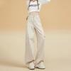 Jeans de Trabajo de Pierna Ancha Estilo Americano para Mujer, Diseño Holgado con Sentido, Nicho, Nuevos de Otoño 2025, Pantalones de Barrer Adelgazantes High Street
