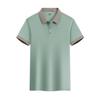Ropa de trabajo Camisa tipo polo impresa con logo personalizado ropa de trabajo Camiseta manga corta cuello de solapa para hombre y mujer camisa cultural corporativa bordado personalizado