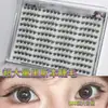Pestañas postizas de Lisboa ultragrandes, sin pegamento, maquillaje de ojos redondo y sofisticado, suaves y vivaces, aspecto natural, pestañas tridimensionales