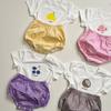 25 Verano Nuevo Estilo Infantil Grande Pp Shorts Sueltos con Pantalones Finos de Algodón a Cuadros Abribles para Niños y Niñas Estilo Coreano Ins
