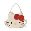 2026 Nuevo Bolso de Gato de Dibujos Animados para Mujer Estilo Coreano Bolso de Mano Mini Acolchado Bolso Cruzado Infantil Lindo de Moda