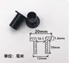 Manguito de tornillo aislante Casquillo de nylon con pestaña Casquillo de rodamiento deslizante resistente al desgaste Autolubricante Arandela cóncava-convexa Partículas de transistor