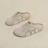 Zapatos Blancos Slip-On Estilo Nuevo Verano 2026 para Mujer, Tenis Transpirables de Malla para Estudiantes, Estilo Callejero Ins Trendy Casual K3917