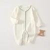 Ropa para bebé recién nacido, mameluco de una pieza, estilo primavera y otoño, algodón puro, mameluco sin costuras, atuendo de primavera para recién nacidos, ropa de bebé súper linda
