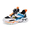 Zapatos para Niños 2026 Primavera Nuevas Zapatillas de Malla Transpirable para Niños Mayores, Zapatos Deportivos para Niños con Hebilla Giratoria, Zapatos de Moda para Niños