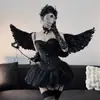 Chaleco Cintura Corsé Cisne de Ballet Deseo Puro Corsé Sexy Delgado de Encaje con Falda Abullonada 1199
