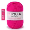 Fio de algodão leite 4 fios para bonecas, mantas, suéteres de bebê, sapatos, chapéus, bolsas de tricô DIY crochê atacado