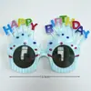 Gafas de Cumpleaños para Celebridad de Internet, Divertido Pastel de Helado para Fiesta, Decoración para Selfies, Accesorios para Fotos, Decoración de Disfraces