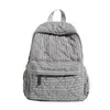 2026 Mochila Estudante Mochila Casual Mochila Bordada com Diamantes Estilo Coreano Mochila Simples para Meninas Estudantes Mochila para Ir para a Escola
