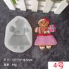 Nuevo Molde de Silicona Navideño 2022 Molde de Papá Noel Muñeco de Nieve Hombre de Jengibre Molde para Hornear Galletas Voltear Molde de Azúcar
