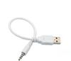 Cable de carga USB de 3.5mm revolution para audífonos Bluetooth MP3 de coche, cable de clip de audio de 3.5 para altavoz pequeño
